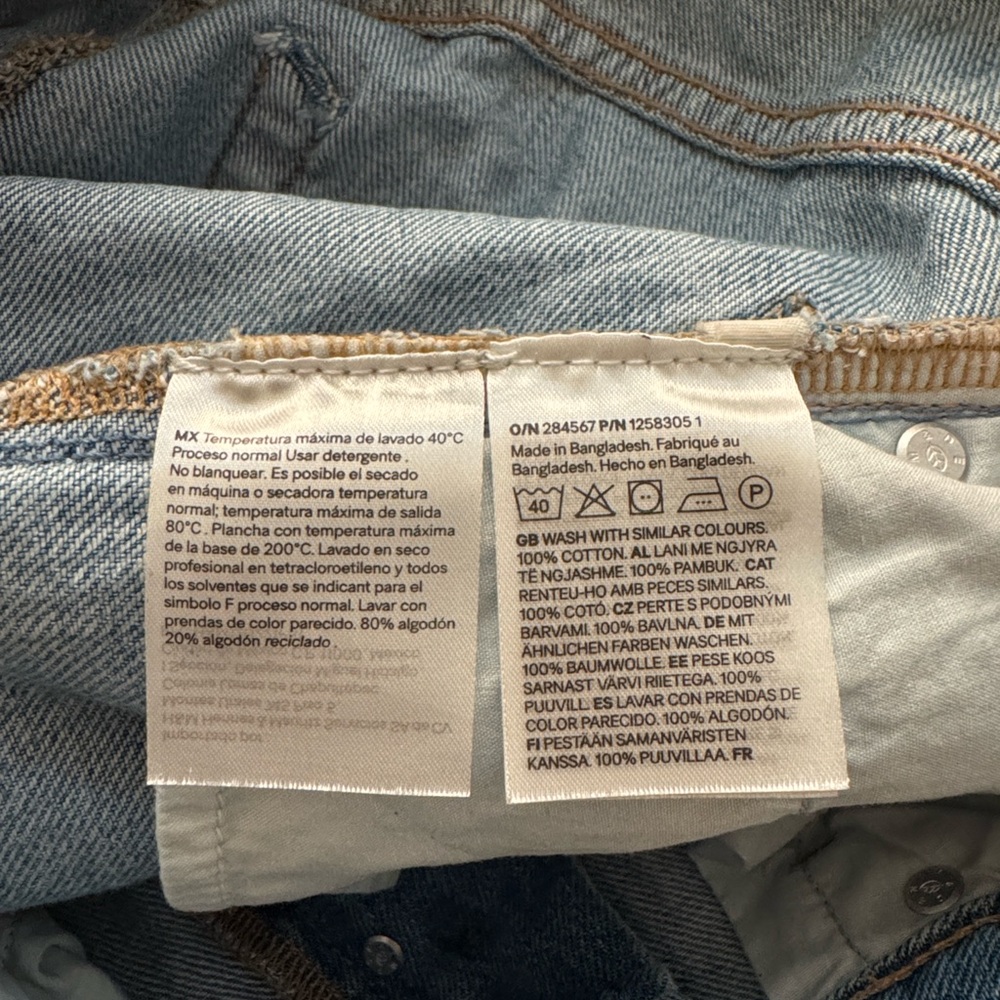 H&M Light Blue Denim Skirt - Picture 6 of 8